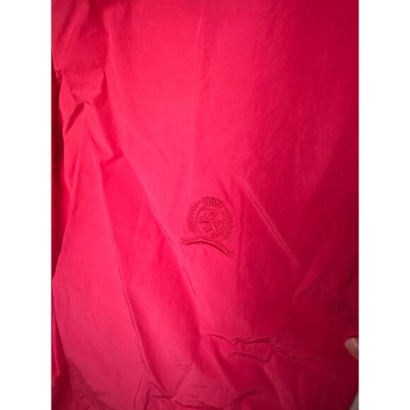 TOMMY HILFIGER Pink Button Front Silk Collared Neckline Explorer Shirt Size 34 - Picture 7 of 13